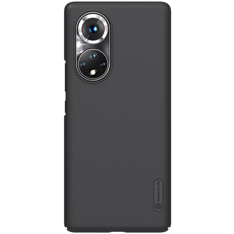 For Honor 50 Pro NILLKIN Frosted Concave-convex Texture PC Protective Case(Black) - Honor Cases by NILLKIN | Online Shopping South Africa | PMC Jewellery