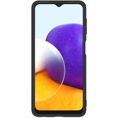 For Samsung Galaxy A22 4G LTE NILLKIN 3D Textured Nylon Fiber TPU Case(Black) - Galaxy Phone Cases by NILLKIN | Online Shopping South Africa | PMC Jewellery | Buy Now Pay Later Mobicred