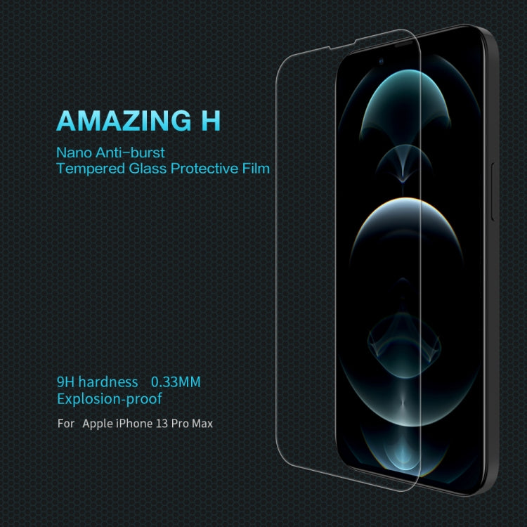 For iPhone 13 Pro Max NILLKIN H Explosion-proof Tempered Glass Film - iPhone 13 Pro Max Tempered Glass by NILLKIN | Online Shopping South Africa | PMC Jewellery