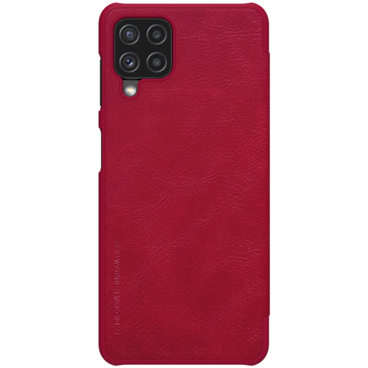 For Samsung Galaxy A22 4G LTE NILLKIN QIN Series Crazy Horse Texture Horizontal Flip Leather Case(Red) - Galaxy Phone Cases by NILLKIN | Online Shopping South Africa | PMC Jewellery