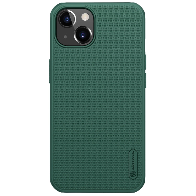 For iPhone 13 NILLKIN Super Frosted Shield Pro PC + TPU Protective Case(Dark Green) - iPhone 13 Cases by NILLKIN | Online Shopping South Africa | PMC Jewellery