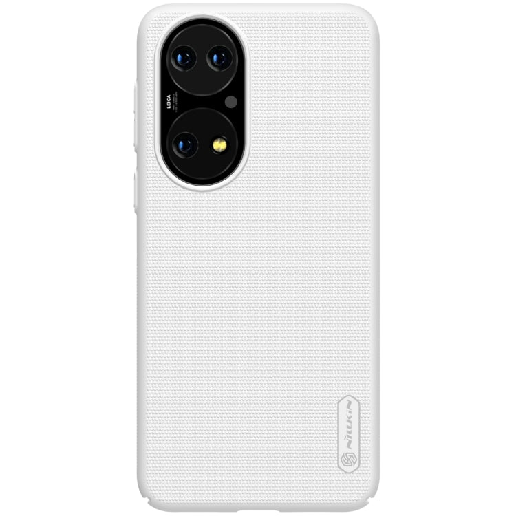 For Huawei P50 NILLKIN Frosted Concave-convex Texture PC Protective Case(White) - Huawei Cases by NILLKIN | Online Shopping South Africa | PMC Jewellery