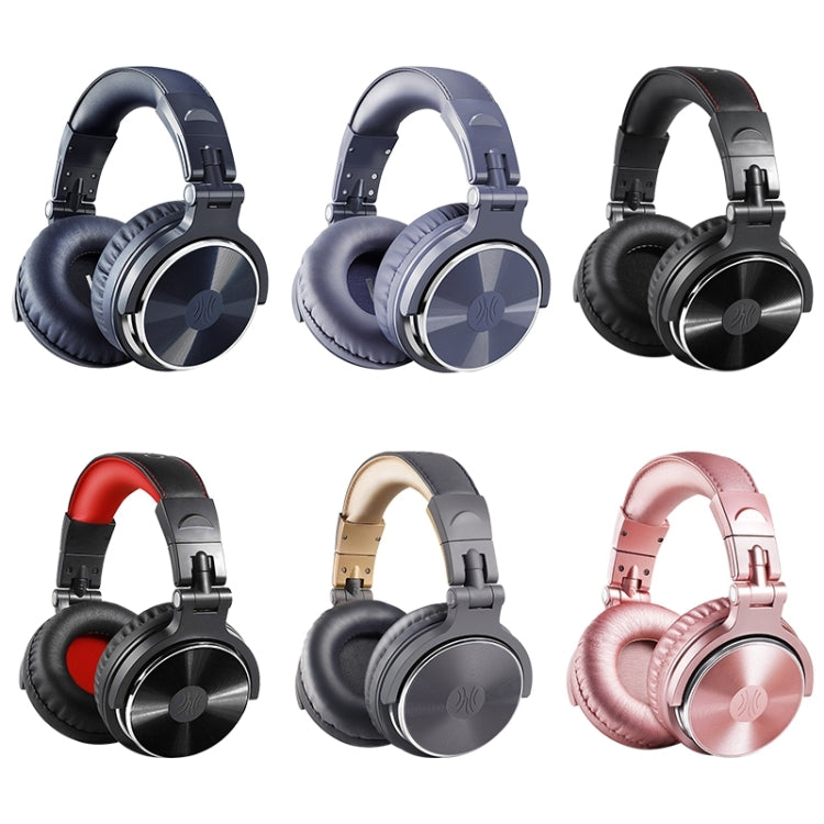 OneOdio Pro-10 Head-mounted Noise Reduction Wired Headphone with Microphone, Color:Rose Gold - Multimedia Headset by OneOdio | Online Shopping South Africa | PMC Jewellery
