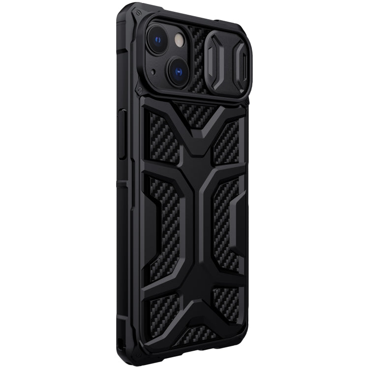 For iPhone 13 NILLKIN Sliding Camera Cover Design Shockproof TPU + PC Protective Case(Black) - iPhone 13 Cases by NILLKIN | Online Shopping South Africa | PMC Jewellery