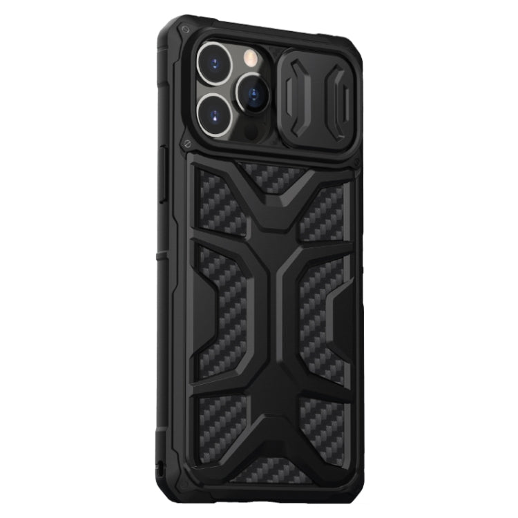 For iPhone 13 Pro NILLKIN Sliding Camera Cover Design Shockproof TPU + PC Protective Case (Black) - iPhone 13 Pro Cases by NILLKIN | Online Shopping South Africa | PMC Jewellery