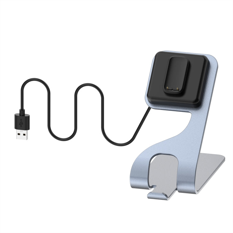For Fitbit Charge 5 Portable Magnetic Metal Charger Holder(Grey) - Charger by PMC TechLife | Online Shopping South Africa | PMC TechLife | Buy Now Pay Later Mobicred