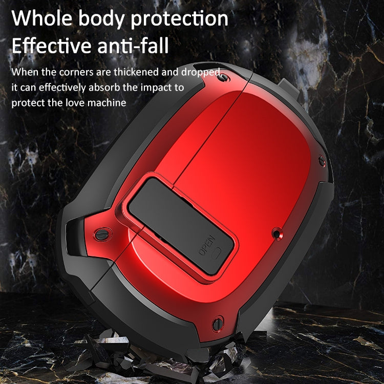 Bumblebee Armor Earphone Protective Case with Switch & Hook For Beats Studio Buds(Black) - Other Case by PMC TechLife | Online Shopping South Africa | PMC TechLife