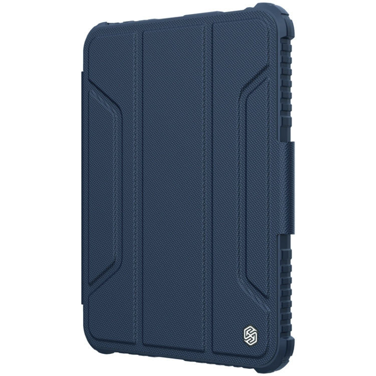 For iPad mini 6 NILLKIN Bumper Pro Horizontal Flip Tablet Case with Pen Slot & Holder & Sleep / Wake-up Function(Blue) - iPad mini 6 Cases by NILLKIN | Online Shopping South Africa | PMC Jewellery