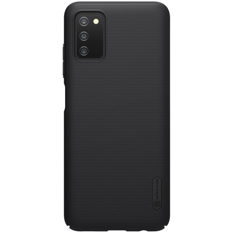 For Samsung Galaxy A03s / A037G NILLKIN Frosted Concave-convex Texture PC Phone Protective Case(Black) - Galaxy Phone Cases by NILLKIN | Online Shopping South Africa | PMC Jewellery