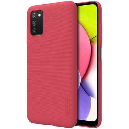 For Samsung Galaxy A03s / A037G NILLKIN Frosted Concave-convex Texture PC Phone Protective Case(Red) - Galaxy Phone Cases by NILLKIN | Online Shopping South Africa | PMC Jewellery