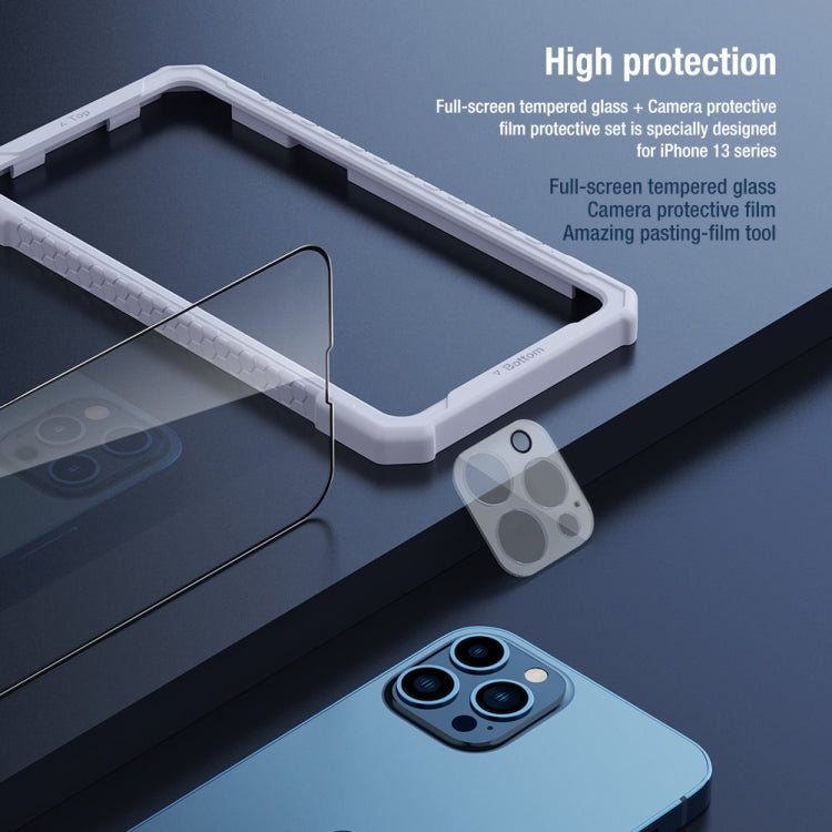 For iPhone 13 Pro Max NILLKIN 2 in 1 HD Full Screen Tempered Glass Film + Camera Protector Set - iPhone 13 Pro Max Tempered Glass by NILLKIN | Online Shopping South Africa | PMC Jewellery