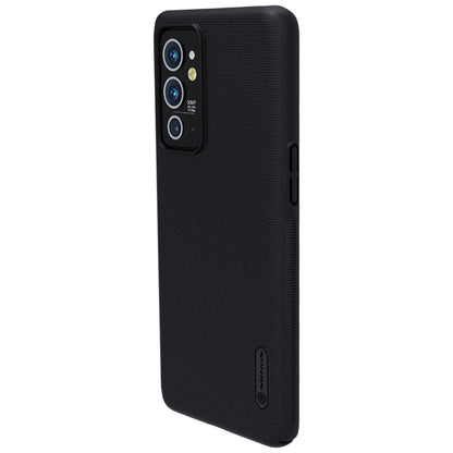 For OnePlus 9RT 5G NILLKIN Frosted Concave-convex Texture PC Phone Case(Black) - OnePlus Cases by NILLKIN | Online Shopping South Africa | PMC Jewellery