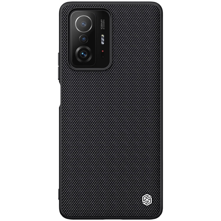 For Xiaomi Mi 11T / 11T Pro NILLKIN 3D Textured Nylon Fiber TPU Phone Case(Black) - Xiaomi Cases by NILLKIN | Online Shopping South Africa | PMC Jewellery