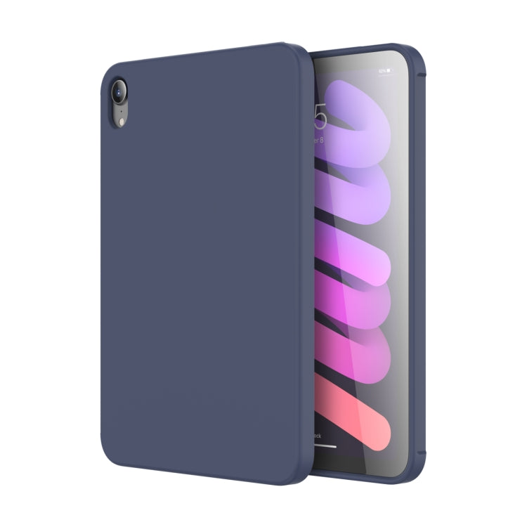 For iPad mini 2024 / mini 6 Mutural Silicone Microfiber Tablet Case(Midnight Blue) - free shipping - PMC TechLife - Order now!