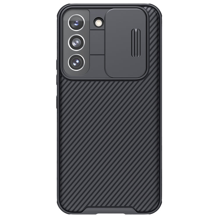 For Samsung Galaxy S22 5G NILLKIN Black Mirror Pro Series Camshield Phone Case(Black) - Galaxy S22 5G Cases by NILLKIN | Online Shopping South Africa | PMC Jewellery