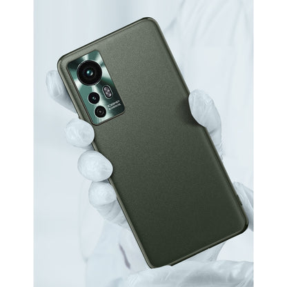 For Xiaomi Mi 12 Ultra 5G Plain Skin Leather Phone Case(Black) - Xiaomi Cases by GKK | Online Shopping South Africa | PMC Jewellery