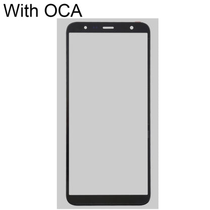 For Samsung Galaxy J4+ / J6+ Front Screen Outer Glass Lens with OCA Optically Clear Adhesive - Outer Glass Lens by PMC Jewellery | Online Shopping South Africa | PMC Jewellery