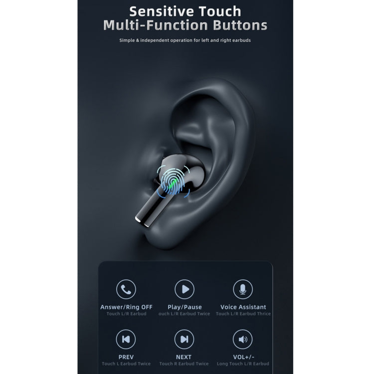 awei T29 PRO TWS Stereo Wireless Bluetooth Earphone(Blue) - TWS Earphone by awei | Online Shopping South Africa | PMC Jewellery
