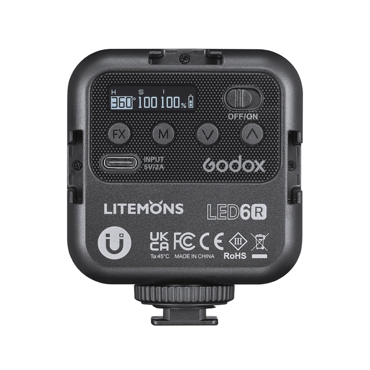 Godox LED-6R RGB LED Video Shoot Fill Light -  by Godox | Online Shopping South Africa | PMC Jewellery