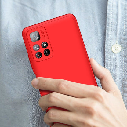 For Xiaomi Poco M4 Pro / Redmi Note 11 CN Version GKK Three Stage Splicing PC Phone Case(Red) - Xiaomi Cases by GKK | Online Shopping South Africa | PMC Jewellery