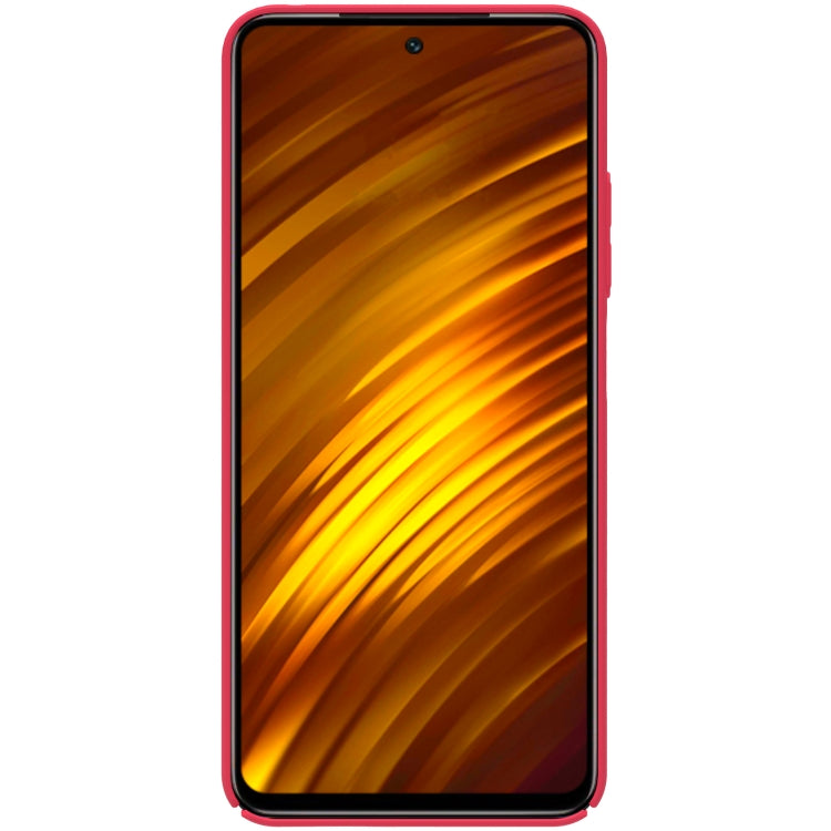 For Xiaomi Poco M4 Pro NILLKIN Frosted PC Phone Case(Red) - Xiaomi Cases by NILLKIN | Online Shopping South Africa | PMC TechLife | Buy Now Pay Later Mobicred
