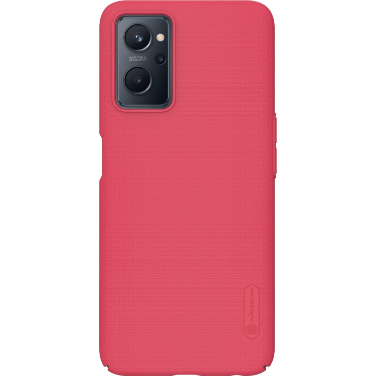 For OPPO Realme 9i NILLKIN Frosted PC Phone Case(Red) - Realme Cases by NILLKIN | Online Shopping South Africa | PMC Jewellery