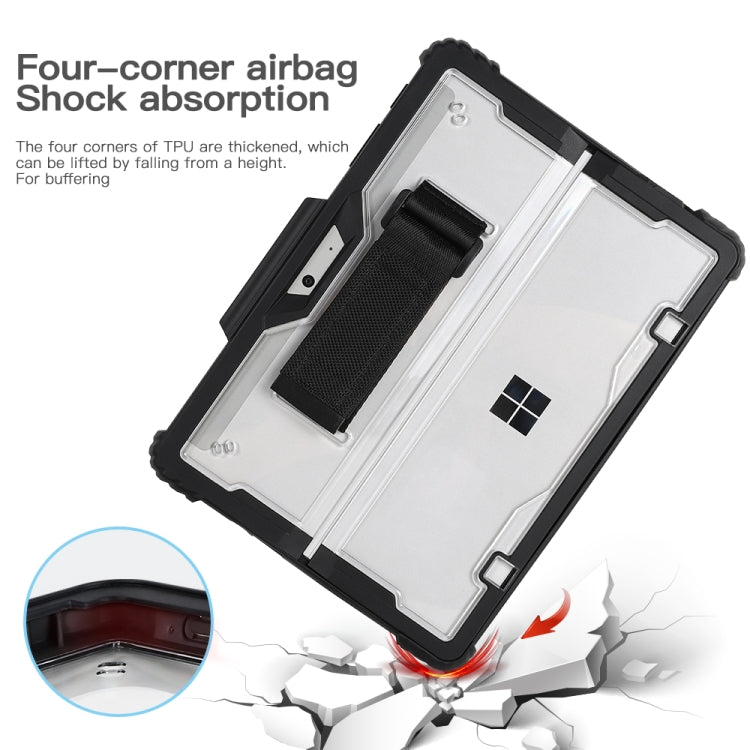 For MicroSoft Surface Go 1 / 2 / 3 Acrylic Transparent Hand Strap Laptop Case - Other by PMC TechLife | Online Shopping South Africa | PMC TechLife
