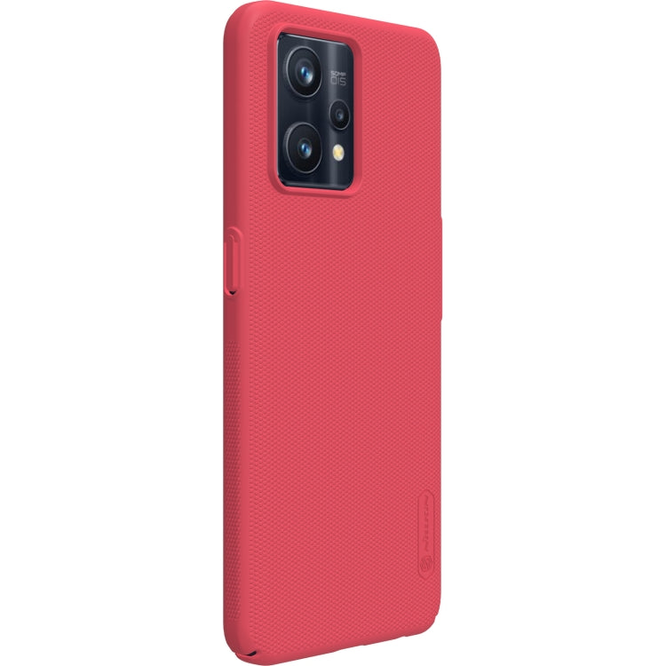 For OPPO Realme 9 Pro+ 5G NILLKIN Frosted PC Phone Case(Red) - Realme Cases by NILLKIN | Online Shopping South Africa | PMC Jewellery