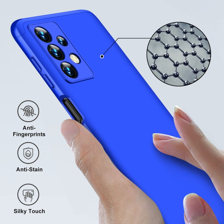 For Samsung Galaxy A23 GKK Three Stage Splicing Full Coverage PC Phone Case(Blue) - Galaxy Phone Cases by GKK | Online Shopping South Africa | PMC Jewellery