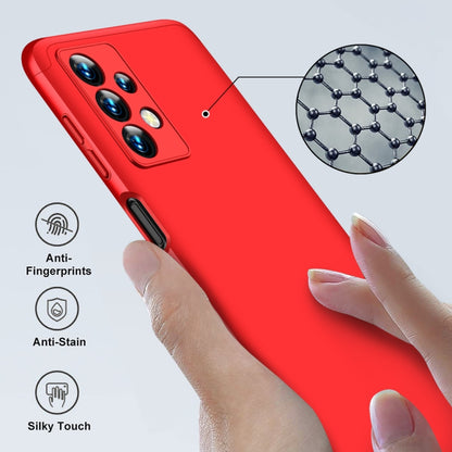 For Samsung Galaxy A23 GKK Three Stage Splicing Full Coverage PC Phone Case(Red) - Galaxy Phone Cases by GKK | Online Shopping South Africa | PMC Jewellery