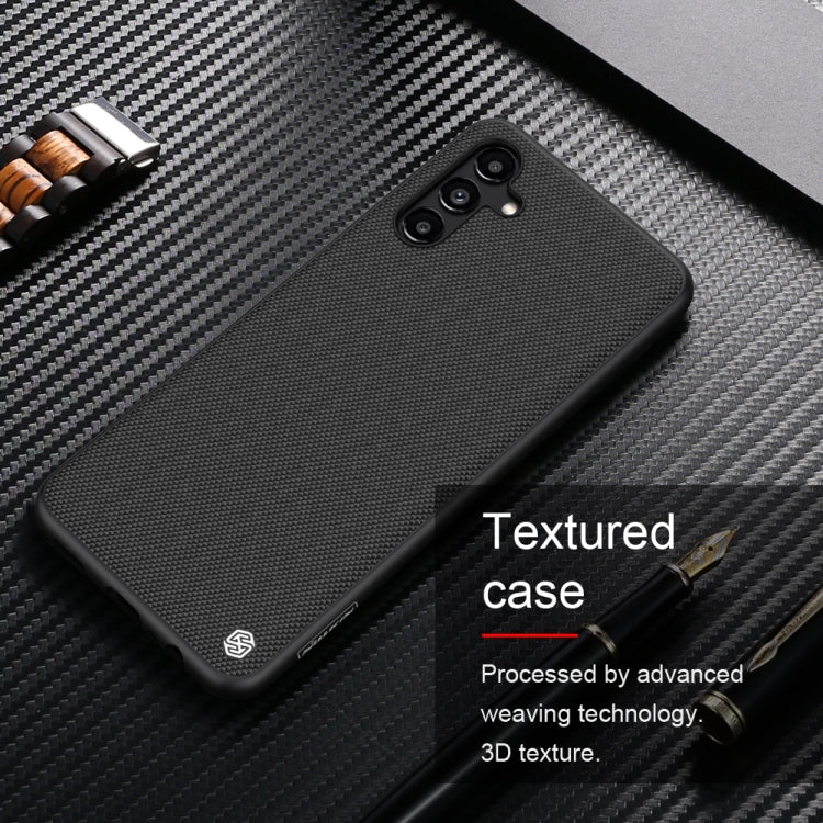 For Samsung Galaxy A13 5G NILLKIN 3D Texture Nylon Fiber PC+TPU Phone Case(Black) - Galaxy Phone Cases by NILLKIN | Online Shopping South Africa | PMC Jewellery