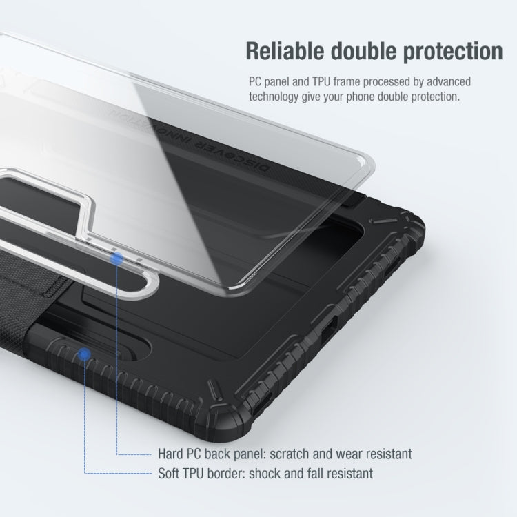 For Samsung Galaxy Tab S8 NILLKIN Bumper Pro Camshield Tablet Leather Case(Blue) - free shipping - PMC TechLife - Order now!