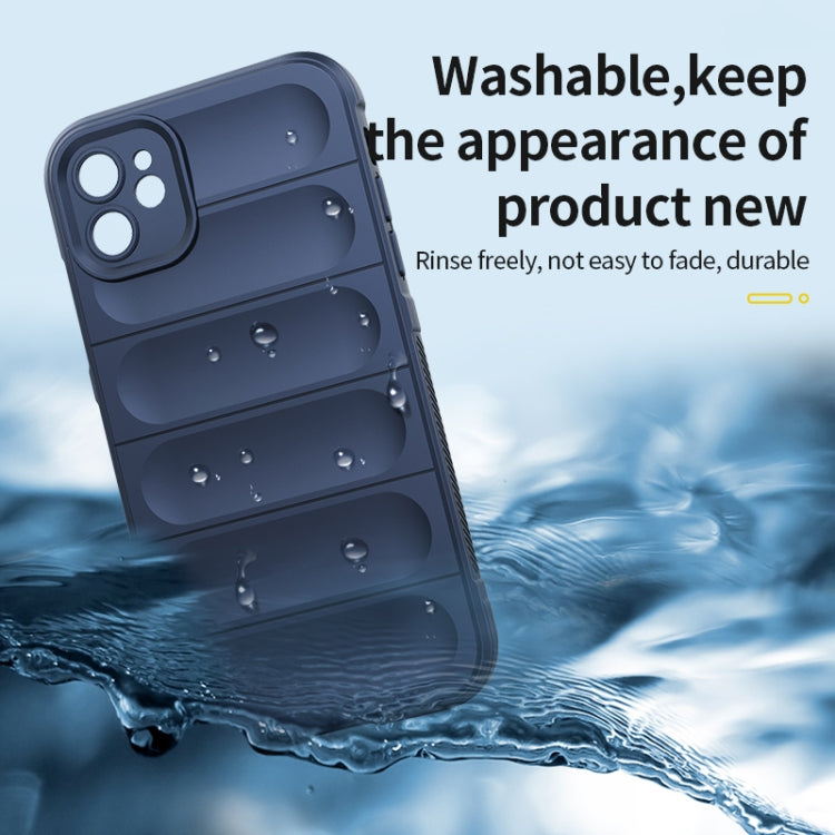 For iPhone 13 Magic Shield TPU + Flannel Phone Case(Black) - iPhone 13 Cases by PMC TechLife | Online Shopping South Africa | PMC TechLife | Buy Now Pay Later Mobicred