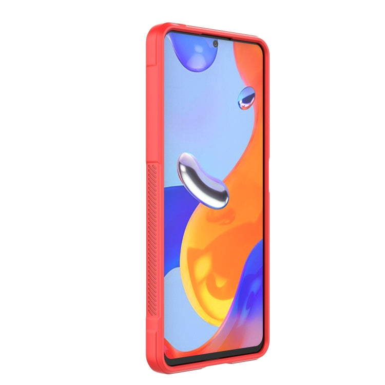 For Xiaomi Redmi Note 11 Pro International Magic Shield TPU + Flannel Phone Case(Black) - Xiaomi Cases by PMC TechLife | Online Shopping South Africa | PMC TechLife | Buy Now Pay Later Mobicred