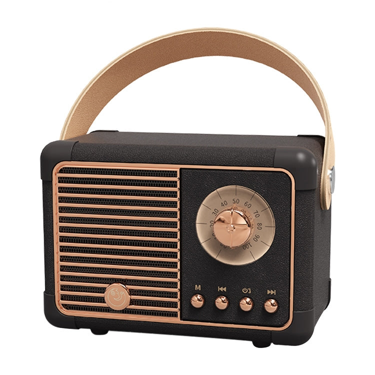 HM11 PLUS Portable HIFI Mini Retro Wireless Bluetooth Speaker(Black) - Mini Speaker by PMC TechLife | Online Shopping South Africa | PMC TechLife | Buy Now Pay Later Mobicred