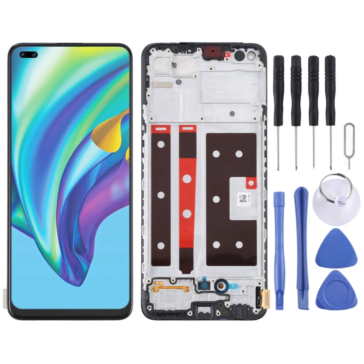 Original LCD Screen For OPPO Reno4 Lite/F17 Pro with Digitizer Full Assembly with Frame - LCD Screen by PMC Jewellery | Online Shopping South Africa | PMC Jewellery