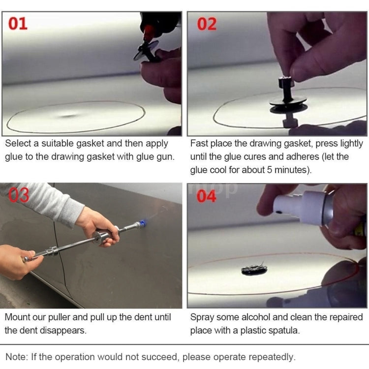 N1 76 in 1 Car Paintless Dent Removal Fender Damage Repair Puller Lifter, Plug Type:EU Plug - free shipping - PMC TechLife - Order now!