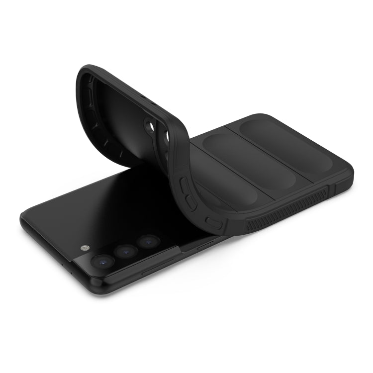 For Samsung Galaxy S21+ 5G Magic Shield TPU + Flannel Phone Case(Black) - free shipping - PMC TechLife - Order now!