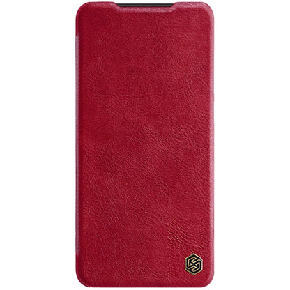For Xiaomi Poco M4 Pro NILLKIN QIN Series Crazy Horse Texture Leather Phone Case(Red) - Xiaomi Cases by NILLKIN | Online Shopping South Africa | PMC Jewellery