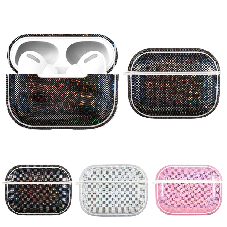 NIILLKIN Anti-fall PU + TPU Shining Protection Glitter Case for AirPods Pro(Pink) - For AirPods Pro by NILLKIN | Online Shopping South Africa | PMC Jewellery