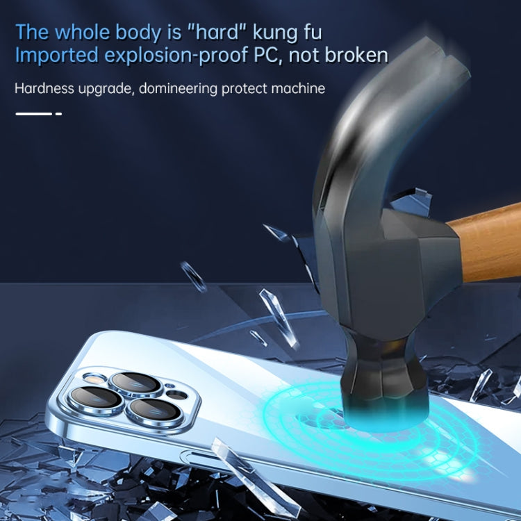 For iPhone 13 SULADA JINGJIA Series Lens Protector PC Phone Case(Blue) - iPhone 13 Cases by SULADA | Online Shopping South Africa | PMC TechLife