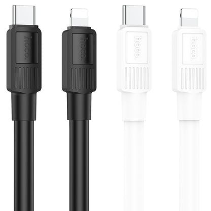 hoco X84 20W USB-C / Type-C to 8 Pin Solid PD Charging Data Cable，Length：1m(Black) - Normal Style Cable by hoco | Online Shopping South Africa | PMC Jewellery