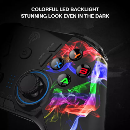 EasySMX ESM-9110 Wireless Joystick Game Controller for Nintendo Switch / PC / PS3 / Android(Colorful Light) - Gamepads by PMC Jewellery | Online Shopping South Africa | PMC Jewellery