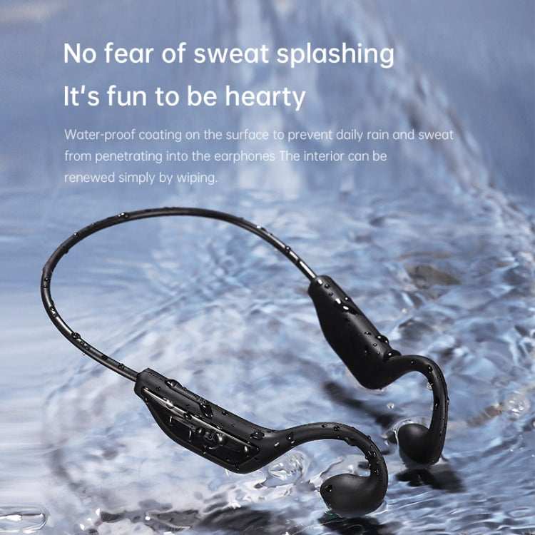 Dido W11S Bone Conduction Waterproof Wireless Bluetooth Sports Earphone(Black) - Sport Earphone by PMC Jewellery | Online Shopping South Africa | PMC Jewellery