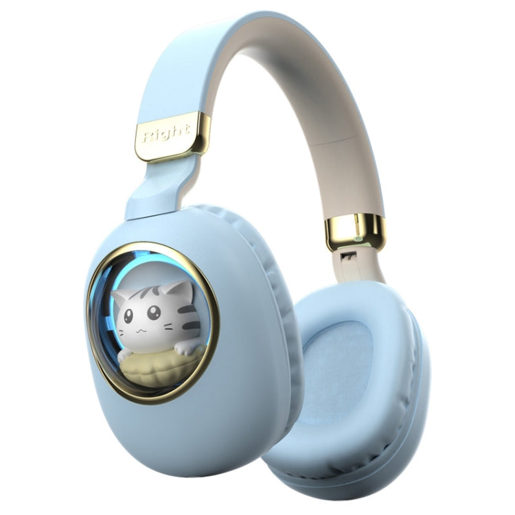 B4 RGB Cartoon Stereo Headset Wireless Bluetooth Headphones (Blue) - Headset & Headphone by PMC TechLife | Online Shopping South Africa | PMC TechLife
