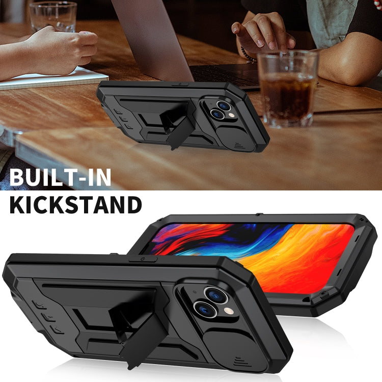 For iPhone 14 R-JUST Shockproof Life Waterproof Dust-proof Case (Black) - free shipping - PMC TechLife - Order now!