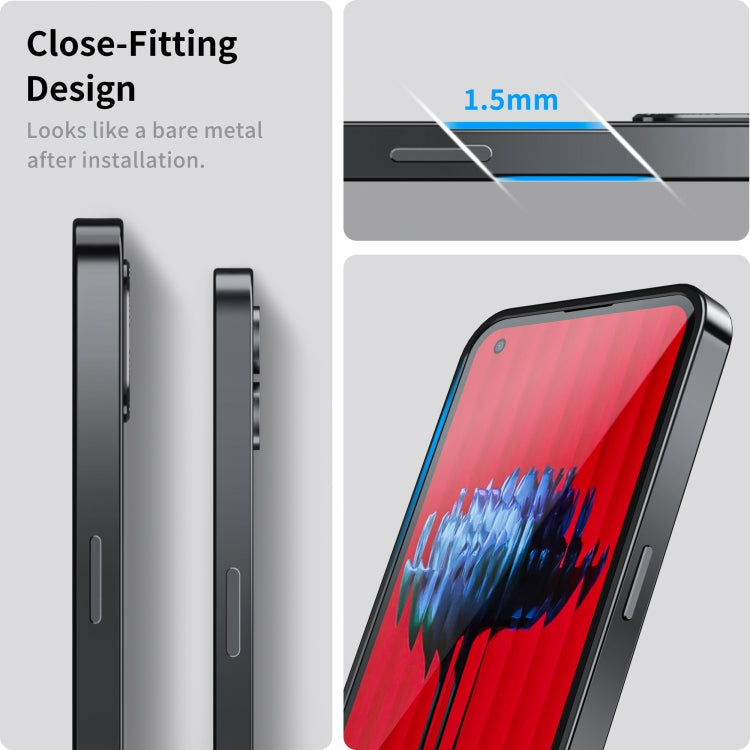 For Nothing Phone 1 Full Coverage Magnetic Phone Case(Black) - More Brand by PMC TechLife | Online Shopping South Africa | PMC TechLife