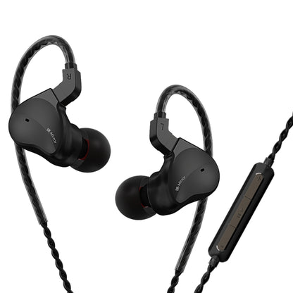 CVJ Mirror Hybrid Technology HiFi Music Wired Earphone With Mic(Black) - In Ear Wired Earphone by CVJ | Online Shopping South Africa | PMC Jewellery
