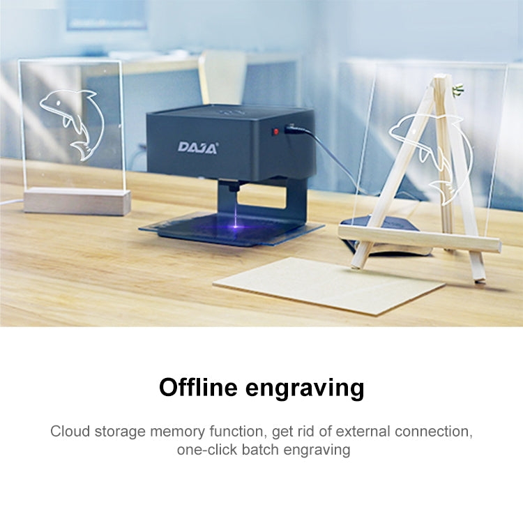 DAJA DJ6 Mini Laser CNC DIY Engraving Machine(UK Plug) - free shipping - PMC TechLife - Order now!