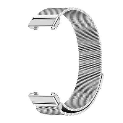 For Xiaomi Mi Band 7 Pro Mijobs Milan Magnetic Stainless Steel Watch Band(Silver) - Watch Bands by MIJOBS | Online Shopping South Africa | PMC Jewellery | Buy Now Pay Later Mobicred